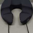 Air Travel Pillow for Long Flights – Evolution Plus – U Shaped Memory Foam Neck Support – Removable, Washable Cover – Comfort On-The-Go for Airplane, Train, and Car (Black)