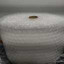 Amazon Basics Bubble Cushioning Wrap for Moving, Packing, Shipping and Storage, Heavy Duty Protection for Fragile Items, 12-inch x 100-foot Long Roll, Large 5/16", Clear