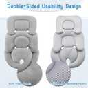 UXIETIN Car Seat Infant Insert Compatible with Graco SnugRide 35 | Double-Side Use Soft Cushion Pad,Newborn Car Seat Insert with Anti-Slip Pad