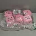 Simgoing 6 Pcs 3 Inch Large Pink Plush Dice Jumbo Square Dice Toys Pillow for Educational Toys Casino Game Themed Nights Party Decorations