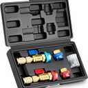 Orion Motor Tech AC Valve Core Removal Tool, R134a R1234yf R22 Valve Core Remover Installer Tool Kit for Automotive Air Conditioning Systems, AC Valve Core Tool for Standard JRA and Schrader Valve