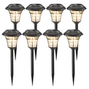 MAGGIFT Solar Pathway Lights Outdoor, Halloween Decorations, IP65 Waterproof, LED Garden Landscape Lighting for Yard Patio Walkway Driveway, 8 Pack