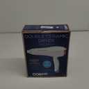 Conair Double Ceramic Hair Dryer | Blow Dryer with Ionic Conditioning | Includes Concentrator (1 Count (Pack of 2), White)