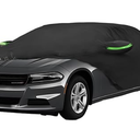 Proadsy Car Cover for Dodge Charger 20062025 2026 Waterproof All Weather for Automobiles, Windproof Snowproof Rain Hail Sun UV Protection Full Outdoor Indoor Exterior Car Covers, Black