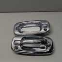 MOTOKU Chrome Pair Front Exterior Door Handles for Chevy GMC Cadillac Silverado Suburban Avalanche Sierra Yukon 1500 2500 3500 HD Classic Tahoe Escalade 1999-2007 Left Driver and Right Passenger Side