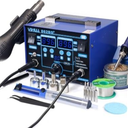 YIHUA 862BD+ SMD ESD Safe 2 in 1 Soldering Iron Hot Air Rework Station °F /°C with Multiple Functions