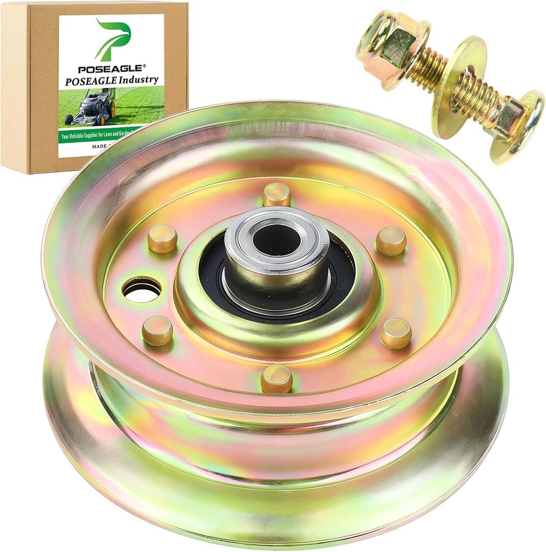 532177968 Idler Pulley Replaces 532193197 Idler Pulley Craftsman 177968 21546308 for Husqvarna 46" 48" YTH24v48 Z254 YTH22v46 YTH24k48 YTH2348 YTH18542 Craftsman 42" Lawn Mowers