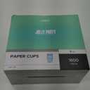 [1800Pack] 3 oz Paper Cups, Small Mouthwash Cups, Disposable Bathroom Cups, Paper Cups for Party, Picnic, BBQ, Travel, and Event, Assorted designs