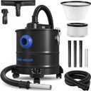 Ash Vacuum, Pellet Stove Vacuum Cleaner, 5.3 Gallon, 20kPa, 1200W Powerful Motor with Blower Function, On Wheels and HEPA Filter, The Ash Vacuum for Pellet Stoves & Wood Stoves (Ash Vacuum)