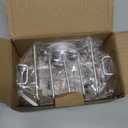 TAILI Sponge Holder for Kitchen Sink with Strong Suction Cup Removable, Rustproof Aluminum Sink Caddy for Sponge, Brush, Scrubber, Scraper -Silver