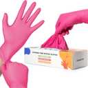 Kids Disposable Nitrile Gloves for 4-10 Years, Suitable for Cooking, Gardening, Painting, Powder and Latex Free-100 PCS
