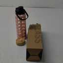 MUKOKO Glass Water Bottles, 24oz Glass Tumbler with Straw, Drinking Bottles with 2 Lids-Handle Spout Lid&Bamboo Straw Lid, Motivational Water Bottle with Time Marker and Silicone Sleeve, 1 Pack-Pink