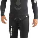 Cressi Apnea 2-pcs Freediving Spearfishing Wetsuit, Jacket & Pants, Loading Chest Pad, Knee Protection, Anatomical Design - Apnea: Designed in Italy (Medium)