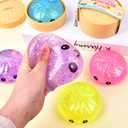 Glitter Dumpling Squishy,Dumpling Squishy Mystery Box,Squeeze for Stress Relief (Aurora Random-1pc), 3.94" X 3.94" X 1.97"