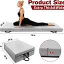 3 Inch Thick Yoga Mat 72 * 32 * 3 inch Extra Thick Exercise Mats Non-Slip Workout Mat for Pilates, Fitness, Gym, Stretching