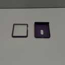 DAKORIE Case for Samsung Galaxy Z Flip 7 Case with Card Holder, Full Body Protector with Hinge Phone Cover for Samsung Galaxy Z Flip 7 5G 2025 - Purple