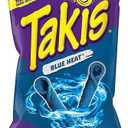 Takis Rolls Spicy Blue Heat Hot Chili Pepper Tortilla Chips (1oz Bag)(40Pack) (Blue Heat)