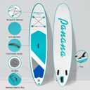 Panana Inflatable Stand Up Paddle Board 10'/10'8''x30''/32''x6'' iSUP Non-Slip Deck Paddleboard for Adults Beginners Youth, with Paddle Pump Fins Leash Backpack