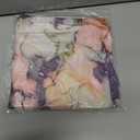 Yousify Womens Floral Tube Top Summer Mesh Strapless Ruched Asymmetrical Hem Drawstring Boho Y2k Bandeau Tops (Small, Suit 1)