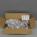 Sdfsdf 24 Pieces Christmas Booze Balls Fillable Booze Tree Ornaments Clear Plastic Round Christmas Ornaments Pendant Ball with Stickers for Holiday Wedding Party Decor, Silver