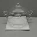 2450ML/83oz Glass Clear Saucepan with Lid,Best Handmade Easy Clean Heat Resistant Glass Cooking Pot for Noodles, Soup, Cereals, Fruits