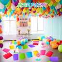 Colorful PVC Floor Stickers Candy Themed Floor Decals Candy Themed Party Decoration for Theme Birthday Party Supplies Halloween Trunk or Treat Car Decorations(60 Pcs,11.8 x 7.9 Inch)