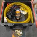 12V Fuel Transfer Pump Moves 120 Gallons of Gas or Diesel Per Hour. With Car Cigarette Lighter Plug, Battery Clip and Upgraded Carrying Case, for UTVs, Vehicles, Boats, Equipment.(80W)