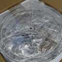 23" Farmhouse Table Lamps Set of 2, 3 Way Dimmable Lamps with 2 LED Bulbs and Rocker Switch, Vintage Nightstand Lamp for Bedroom Living Room Office End Table Entryway, White