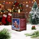 Christmas Candles 4 Pack Set,Christmas Candle Scented Gift Set,Christma Scented Candles Gift for Women, Aromatherapy Soy Candle for Home Scented, Winter Holiday Xmas Candles