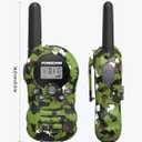 FOREDOM Walkie Talkies for Kids Walkie Talkies Long Range for Boys & Girls Age 3 to 12 Year Old Birthday Cool Army Toys - 3 Pack