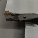 Dog Door for Sliding Glass Door with Magnetic Plastic Flat, Sliding Door Pet Doggie Door Insert with Lock, Adjustable Height No-Cut Required Doggy Door Access Renters, Apartments, Patio (White, L)