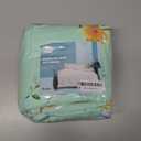 JSD Green Floral Printed Sheet Set Queen Size, 4 Piece Soft Botanical Microfiber Sheets Extra Deep Pocket