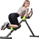 Ab Workout Equipment, Ab Machine for Home Gym Fitness, Ab Trainer Exercise Equipment for Abdominal Exercise and Strength Training (Black)