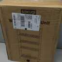 Storage Shelves - 5 Tier Shelf Organizer, Heavy Duty Garage Shelving Unit with Leveling Feet, Stable Metal Shelves Organizer for Pantry, Kitchen and Closet, 33.0" W x 12.6" D x 72.0" H, Black