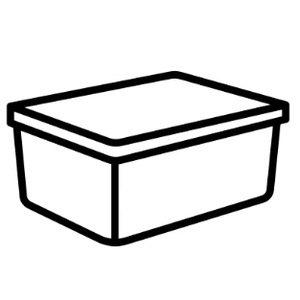 Clear Plastic Underbed Storage Box Container with Snap-On Lidded Organizer