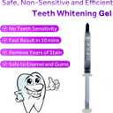 Bright White Smiles - Teeth Whitening Gel Refill Kit - 10 Tubes 44% Carbamide Peroxide Tooth Whitener Formula