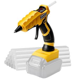 Cordless Hot Glue Gun for Dewalt, Suitable for Dewalt 18V/20V Max Lithium-ion Battery, 30s Quick Preheat Hot Melt Glue Gun with 30 Pcs Glue Sticks(7 * 150mm) for Arts/Crafts/Diy/Repairs(Tool Only)