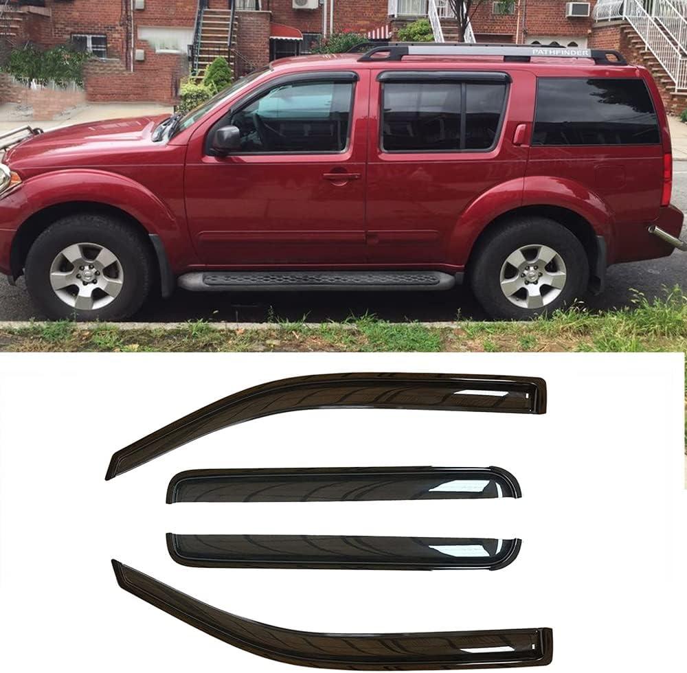 Window Visors Rain Guards for 2005-2012 Nissan Pathfinder 94512
