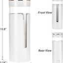 Cup Dispenser, Pull Type Water Cooler Cup Holder Fit 4oz-7oz Disposable Cups, Upgraded Wall Mounted Mouthwash Cup Dispenser for Bathroom Office Gym School (White)