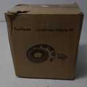 Gardzen 1.5" x 100' Landscape Edging Kit, Garden Edging Coil Comes with 120 Pcs Spikes, No Dig Lawn Border Design