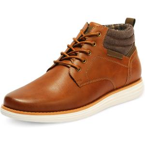 Bruno Marc Men's Mid Top Chukka Sneaker Lace Up Dress Boot (9.5, Tan)