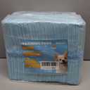 Amazon Basics Dog and Puppy Pee Pads, 5-Layer Leak-Proof Super Absorbent, Quick-Dry Surface, Potty Training, Regular (22x22"), 100 Count, Blue & White