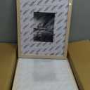 Egofine Picture Frame Set 12 Pack, Picture Frames Collage Wall Decor with Two 11x14, Two 8x10, Four 5x7, Four 4x6 for Wall and Tabletop, Made of Solid Wood, Covered by Plexiglass, Natural Wood