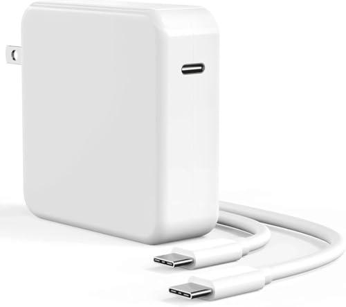Mac Book Charger, 100W Laptop Power Adapter for MacBook Pro 16 15 14 13 Inch (M1 M2 M3), 96W 87W USB C Replacement Charger for Mac Air 15/13 Inch, iPad Pro 13 12.9 11 Inch, Cord Not Included