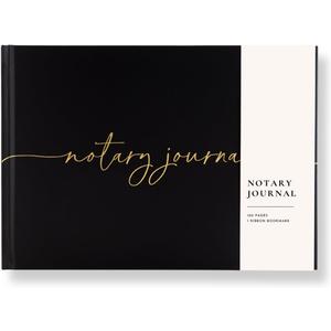 Lamare Notary Journal Log Book  Notary-Compliant Record Book for Notarial Acts  Luxury Hardcover Notary Public Journal with Thick Premium Paper  High-Volume Use for Mobile & Loan Signing Notaries (Black)