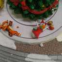 MOMENTS IN TIME Animated Disney Holiday Town Scene 10.5 Christmas Tree Christmas Village, LED Lights, Music & Motion Handcrafted Polyresin Village Power Adapter Included