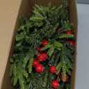 4Pcs Flocked Christmas Candle Rings Mini Christmas Wreaths, 10"x3.5" Perfect PE Small Christmas Wreath Snowy Pinecone&Red Berry Cedar Eucalyptus Cypress Wreath Candle Holders Table Centerpiece Decor