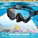 Snorkeling Set for Kids, Full Dry Snorkeling Mask Set for Adults, Anti-Fog Protection, Unisex,HD Panoramic View, Snorkeling Gear for Kids 4-14 Age
