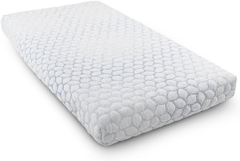 Lullaby Earth Gentle Start Breathable Baby Crib Mattress - 2-Stage Lightweight Infant & Toddler Mattress - Waterproof Baby Bed Mattress for Crib - Non-Toxic Mattress for Baby and Toddler Bed