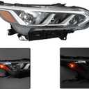 munirater Headlight Assembly Halogen Passenger Side Replacement for Sentra S S-V 2020 2021 2022 Headlamp 260106LB0A